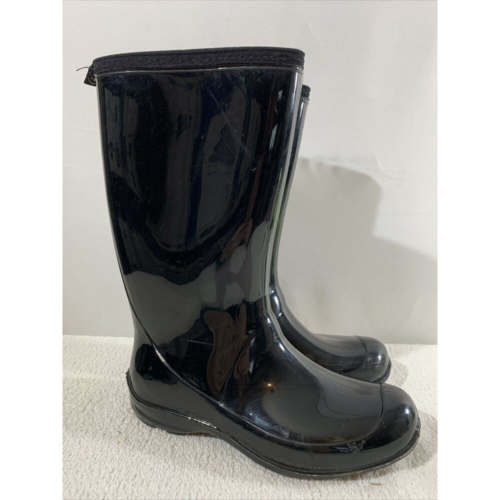 Kamik Womens Rubber Boots Black Size 6
